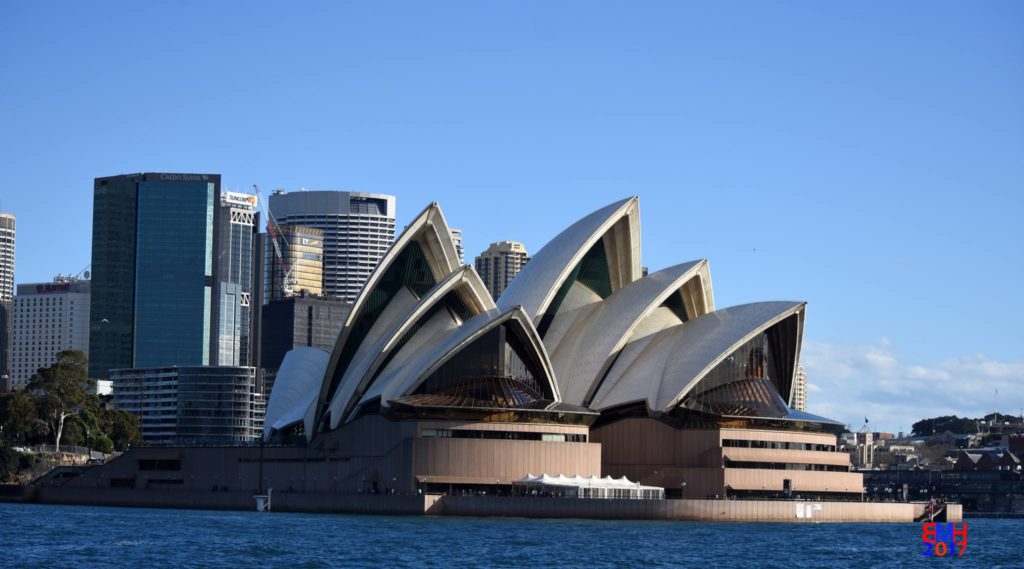 The Sydney Opera House.