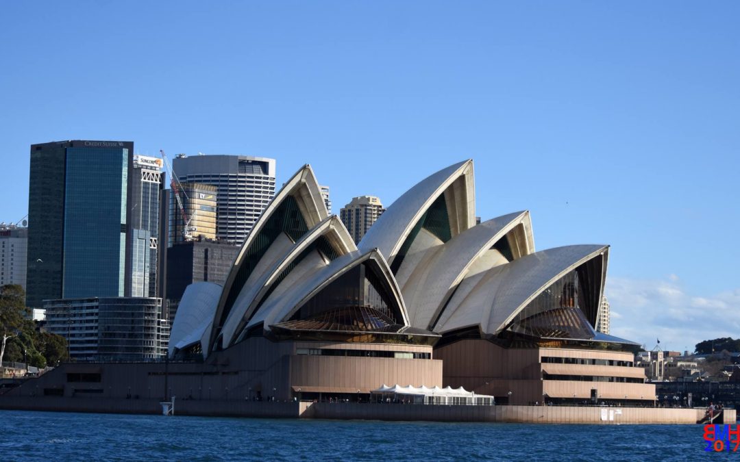 The Sydney Opera House.